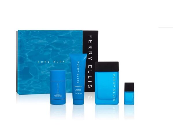 Perry Ellis Pure Blue For Men Gift Set
